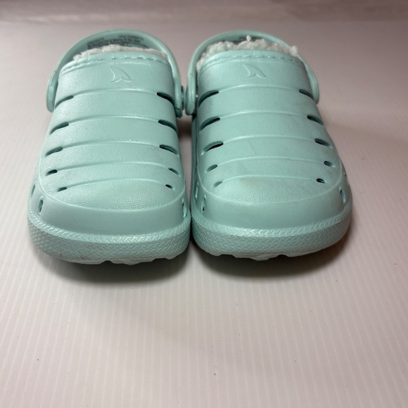 Rugged Shark Kids Eva Lined Clogs, Size 7 Green Slip on Shoes/Sandals - Picture 2 of 11